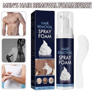 Hair Removal Spray Foam for Men Painless Hair Removal Cream for Underarm Chest