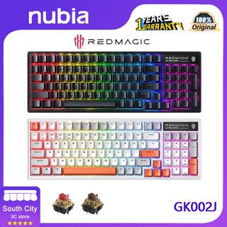 Nubia Redmagic GK002J คีย์บอร์ดเมคคานิคอลบลูทูธไร้สาย 1ms Type-C 2.4G ความล่าช้าต่ํามาก