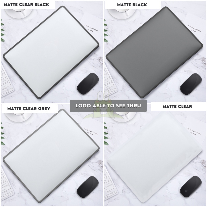 MATTE เคส PC สําหรับ MacBook Pro14 Pro Air 13  M1 A2159 A2251 A2179 A2289 A2338 A2337 A1706 A1932 13.6 M2 15.3 Cover