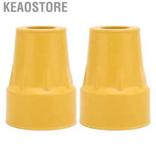 Keaostore 2 Pcs Crutch Tips Inner Diameter 19mm  Slip Crutches Rubber Ends Shock