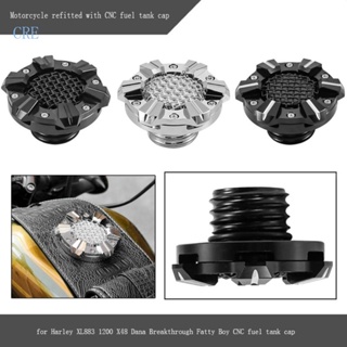 Cre ฝาปิดถังน้ํามันเชื้อเพลิง อลูมิเนียม อุปกรณ์เสริม สําหรับรถจักรยานยนต์ XL883 1200