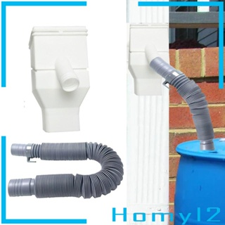 [HOMYL2] อุปกรณ์เชื่อมต่อระบบน้ําฝน พร้อมท่อ สําหรับ Downspouts Rainwater Diverter