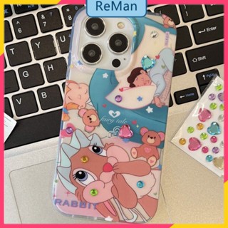 เคสโทรศัพท์มือถือ ลายการ์ตูนกระรอกน่ารัก ประดับเพชร สองชั้น สําหรับ Apple Iphone 14 13promax 12 14Promax 14plus 13 12pro 12 11 pro max Xr Xs max 7 8 Plus 13 pro max 13 12 12pro 11promax