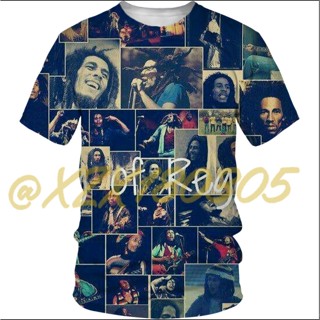 (ทั้งหมดในสต็อก Xzx180305)Bob Marley Buffalo Soldier เสื้อเชิ้ต ลายเดรดล็อก สไตล์วินเทจ 3D 03