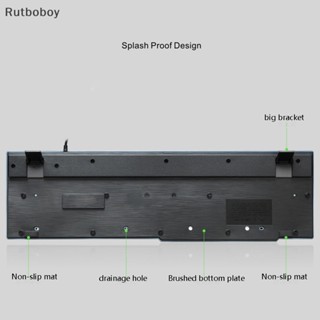 [Rut] ชุดคีย์บอร์ดเล่นเกม และเมาส์ 104 คีย์ กันน้ํา สําหรับแล็ปท็อป คอมพิวเตอร์ แท็บเล็ต COD