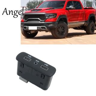 ที่ชาร์จ USB สําหรับรถยนต์ 68328704Ad ฮับ USB AUX อุปกรณ์เสริม สําหรับ Dodge Ram 1500 DS Classic 2018-2022