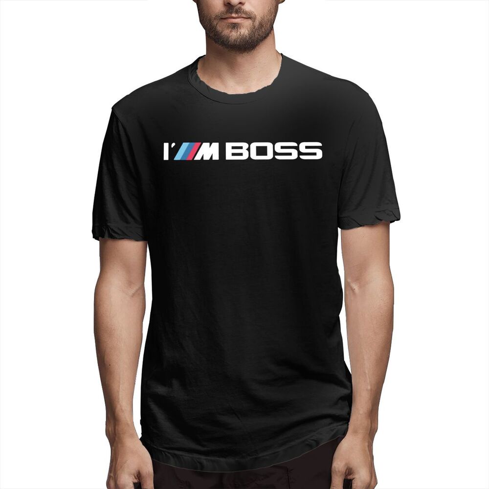 ขายร้อน WUMIN [XS-6XL] Plus ขนาด IM สําหรับ Bmw Mpower M3 M4 M5 M6 X5 X6 M Gt พัดลมผู้ชายผ้าฝ้ายแขนส