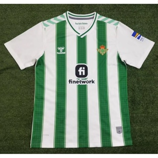 เสื้อกีฬาแขนสั้น ลายทีมชาติฟุตบอล Royal Betis 2023-24 ชุดเหย้า