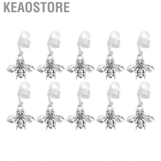 Keaostore Hair Beads Accessory  Beard Bead Insect Design 10Pcs for Women