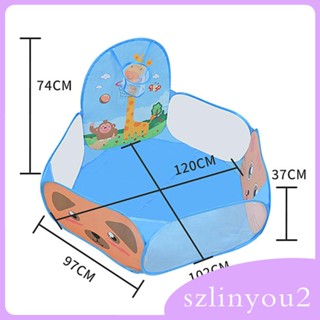 [szlinyou2] เต็นท์พับได้ แบบพกพา สําหรับเด็กผู้ชาย และเด็กผู้หญิง (ไม่รวมลูกบอล)