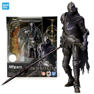 Bandai Original The Elden Ring SHFiguarts Series Knights of The Round Table Crazy Fire Vic Anime Action Figure Model Toys