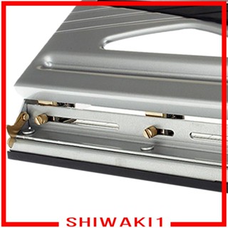 [Shiwaki1] เครื่องเจาะรูกระดาษ แบบแมนนวล โลหะ 3 รู แบบพกพา 30 แผ่น สําหรับบ้าน DIY