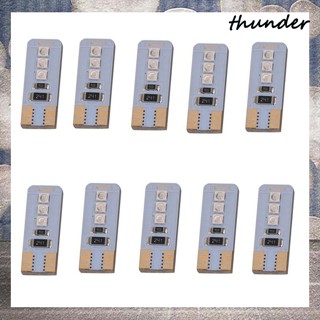 Thunder T10 หลอดไฟเลี้ยว Led 6 ดวง 6w 3030 กว้าง 6smd สําหรับติดป้ายทะเบียนรถยนต์