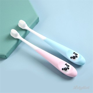 ღ Ultra-fine Soft Children Toothbrush Cartoon Children&amp;#39;s Fine Hair Toothbrush Children Deep Cleaning ทันตกรรม Oral Care Brush