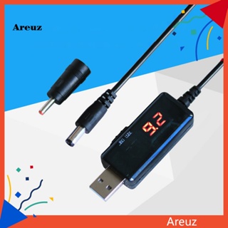 Are สายเคเบิลพาวเวอร์ USB เป็น DC พร้อมอะแดปเตอร์แรงดันไฟฟ้า DC55 เป็น DC35 5V เป็น 9V 12V DC แจ็คพาวเวอร์แบงค์ เราเตอร์ WiFi สายชาร์จ อุปกรณ์สํานักงาน