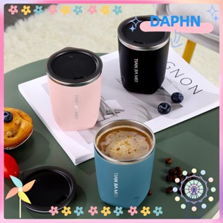 DAPHS แก้วกาแฟ สเตนเลส ทนความร้อน แบบพกพา 300 มล.