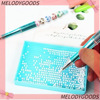 MELODG ปากกาจับเพชร เซรามิค แว็กซ์ อัญมณี ลายจุด สําหรับตกแต่งเล็บ DIY