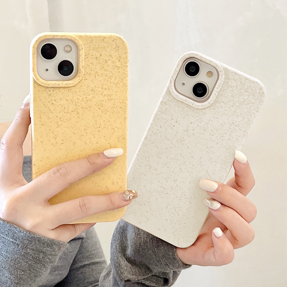 กรณีนุ่มสำหรับ for iPhone 16 Pro Max 11 15 XR 7 8 6 6s Plus 13 12 14 Pro Max Xs Max 7 8 ฝาครอบโทรศัพท์มือถือย่อยสลายได้