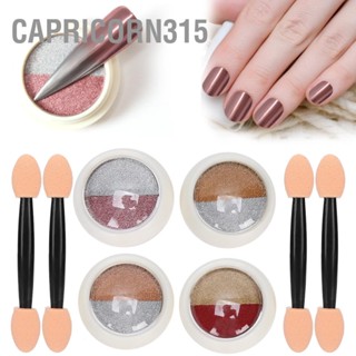 Capricorn315 เล็บ Art Glitter ผงกระจก Pigment Powder Nail Manicure อุปกรณ์เสริม