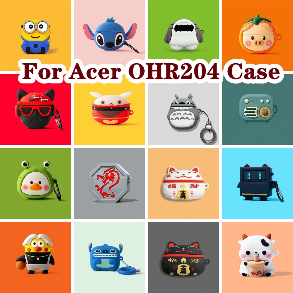 สําหรับ Acer OHR204 กรณีคู่น่ารักการ์ตูนสําหรับ Acer OHR204 ปลอกหูฟังแบบนุ่มฝาครอบ