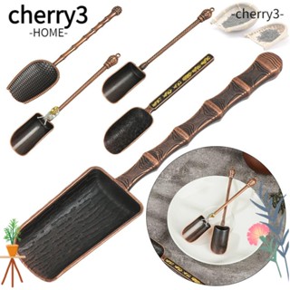 Cherry3 ช้อนชา โลหะผสม อุปกรณ์เสริม สําหรับบ้าน ห้องครัว