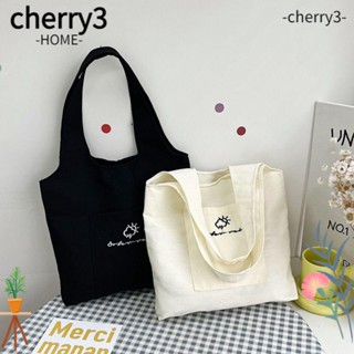 CHERRY3 กระเป๋าถือลําลอง พิมพ์ลาย อเนกประสงค์ สําหรับผู้หญิง