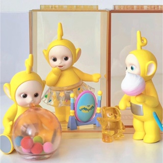 【ของแท้】POPMART Teletubbies ตุ๊กตาฟิกเกอร์แฟนตาซี โลกแห่งความตาบอด