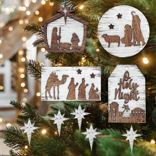 New Nativity Christmas Tree Hanging Decoration Christmas Eve Gift Crafts