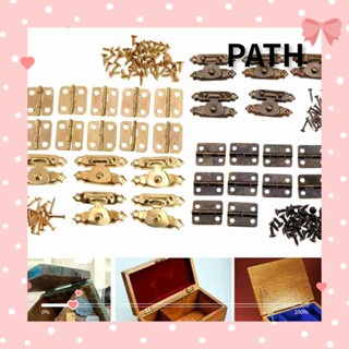 PATH บานพับมุม ตู้ โบราณ ตู้ ตู้เครื่องประดับ รองรับ 30 ชิ้น