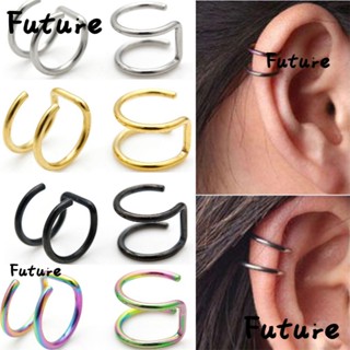 2pcs fashion punk style earrings.