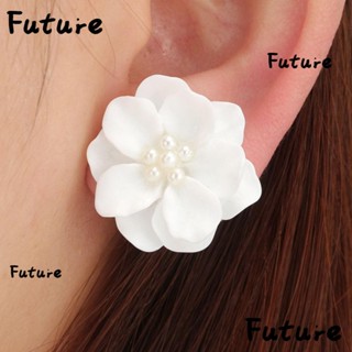 เครื่องประดับแฟชั่นสตรีต่างหูลูกปัด Stud Earrings