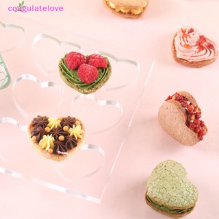 Coagulatelove แม่พิมพ์โพลีคาร์บอเนต ทรงกลม สีโปร่งใส สําหรับตกแต่งเค้ก มาการอง 1 ชิ้น [ขายดี]