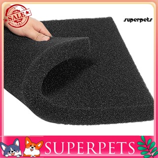 Superpets ฟองน้ํากรองชีวเคมี สีดํา สําหรับตู้ปลา 1 ชิ้น