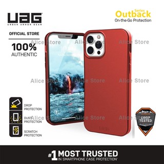 Uag เคสโทรศัพท์มือถือ กันตก สีแดง สําหรับ iPhone 13 Pro Max 13 Mini