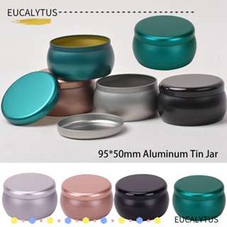 EUTUS ขวดโหลอลูมิเนียม สําหรับใส่เทียน ครีม บาล์ม