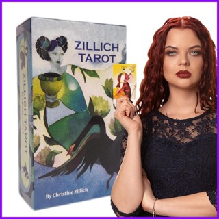 Zillich ไพ่ทาโรต์ ภาษาอังกฤษ สําหรับงานปาร์ตี้