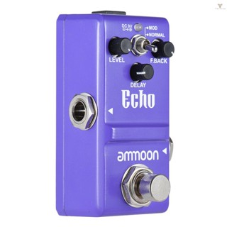 Fw ammoon Nano Series Delay แป้นเหยียบเอฟเฟคกีตาร์ แบบอลูมิเนียมอัลลอยด์