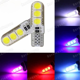 หลอดไฟอ่านหนังสือ Led T10 W5W 5050 6smd 194 168 501 12V สีขาว สําหรับรถยนต์ 1 ชิ้น