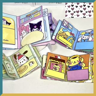 หนังสือเกมปริศนา Sanrio Kuromi Mymelody Pochacco Hello Kitty แบบเงียบ สําหรับเด็กก่อนวัยเรียน