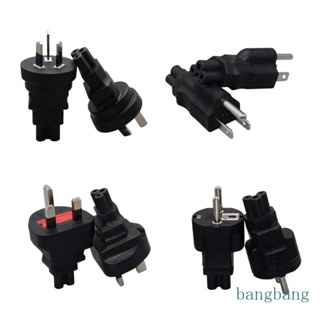 Bang อะแดปเตอร์ปลั๊กแปลงพาวเวอร์ซัพพลาย AU US EU UK 3 Pin เป็น IEC 320 C5