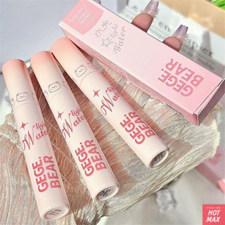 Gege Bear Crystal Mirror Lip Gloss Waterproof Long Lasting Moisturizing Water Light Lipstick Not Fading Not Stick Cup Lip Tint [hotmax]