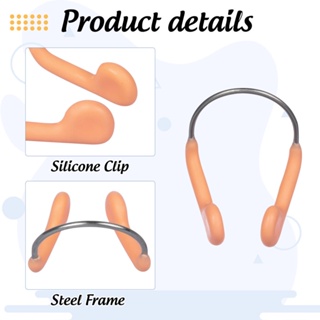 คลิปหนีบจมูกว่ายน้ํา แบบซิลิโคน ทนทาน เหมาะกับผู้ชาย และผู้หญิง สําหรับว่ายน้ํา ดําน้ํา เล่นกีฬาทางน้ํา