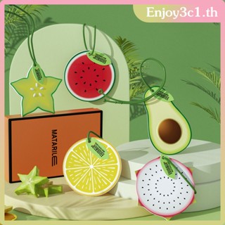 น้ำหอมปรับอากาศในรถยนต์ Home Fruit Aromatherapy Tablets Solid Fragrance Air Fresh Aromatherapy LIFE09