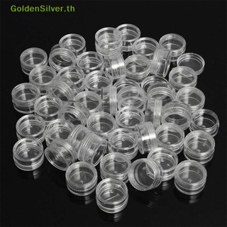 Goldensilver ขวดโหลใส ขนาดเล็ก สําหรับใส่ครีม เครื่องสําอาง 50 ชิ้น