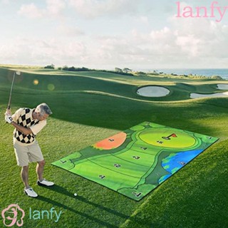 Lanfy ชุดอุปกรณ์ฝึกตีกอล์ฟ แบบพกพา ทนทาน