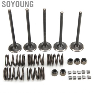 Soyoung ATV Parts Cylinder Intake Exhaust Valve Kit Replacement for YAMAHA GRIZZLY 660 YFM660F 4WD 2002-2008