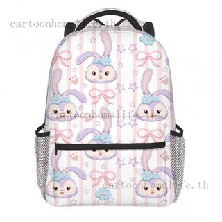 กระเป๋าเป้สะพายหลัง พิมพ์ลาย stella lou and duffy สําหรับนักเรียนประถม และมัธยมต้น