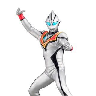 [ของแท้] ของแท้ Bandai ฟิกเกอร์แว่นตา จากโรงงาน ฮีโร่ Like Ultraman Diga Daina Galaxy Heisei Sanjie UXDB