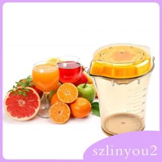 [szlinyou2] เครื่องคั้นน้ําผลไม้ แบบแมนนวล พร้อมสเกล กันลื่น สําหรับห้องครัว