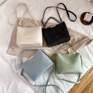 ♚♚Keshan Store [Fashion Summer] High-end Sense Bag Crossbody Large Capacity 2021 New Fashionable Bucket Bag Korean All-match Shoulder Hand Crossbody Bag